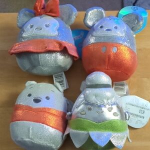 Lot Of 4 Disney 100 Squishmallows